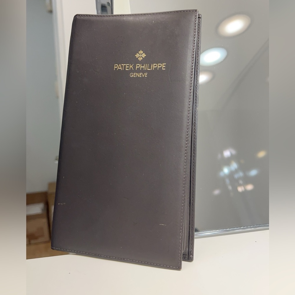patek philippe leather wallet